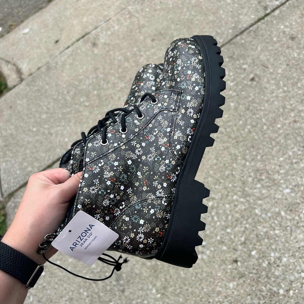 Arizona Jean Company Black Combat Boots